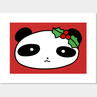 Holly Panda Face Posters and Art